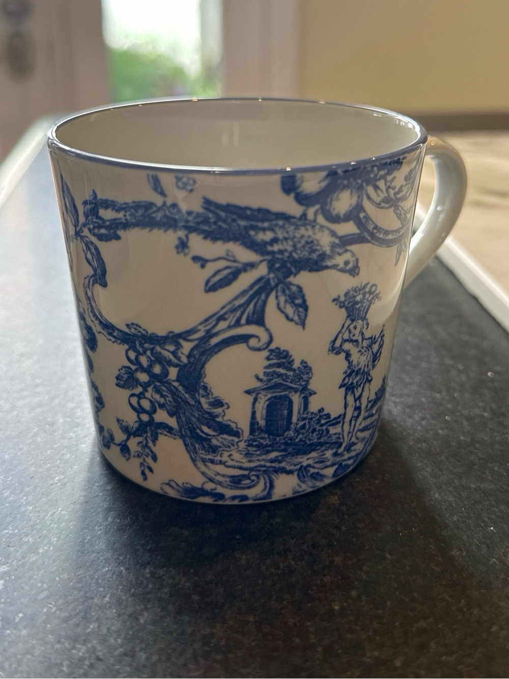 Spode Blue and White Toile Porcelain Mug